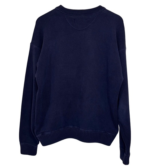 Vintage‎ Eddie Bauer Cotton Crew Neck Sweater Size L Classic Preppy Casual Knit - Picture 5 of 9